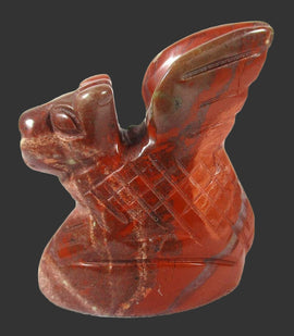 Red Jasper Dragon | Crystal Carvings | Carved Crystal Animals