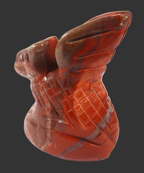 Red Jasper Dragon | Crystal Carvings | Carved Crystal Animals