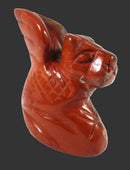 Red Jasper Dragon | Crystal Carvings | Carved Crystal Animals