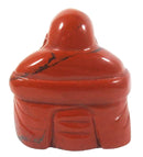 Red Jasper Stone Buddha | Crystal Carvings | Hand Carved Buddhas