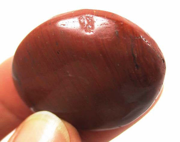 Red Jasper Thumb Stone B Grade | Cut & Polished Crystals | Polished Crystal Thumb Stones