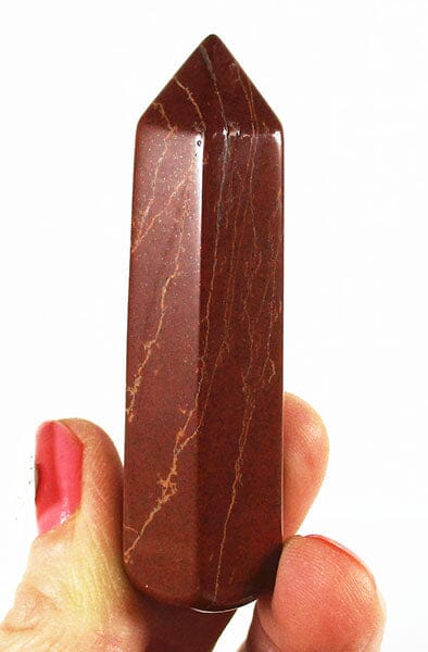 Red Jasper Healing Crystal Wand | Dowsing | Crystal Healing Wands
