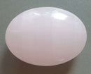 Mangano Calcite Chunky Palm Stone X Thick | Cut & Polished Crystals | Polished Crystal Palm Stones