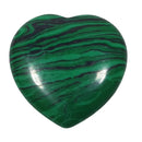 Mini RECONSTITUTED Malachite Heart | Crystal Carvings | Polished Crystal Hearts