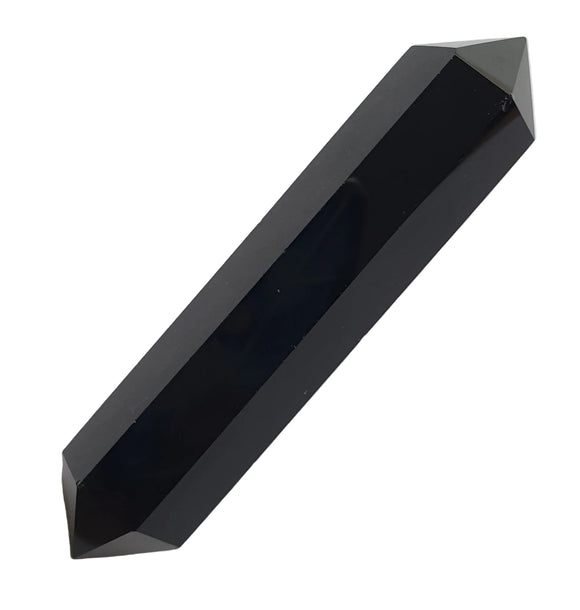 Black Obsidian Double Terminated Wand | Dowsing | Crystal Healing Wands