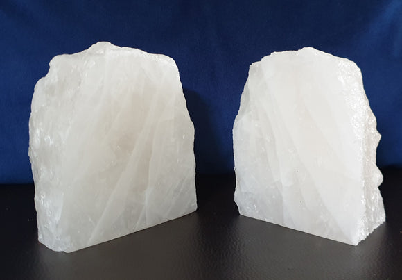 Quartz Crystal Book Ends