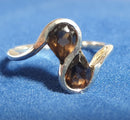 Smoky Quartz Crystal Ring (Size Q) | Crystal Jewellery | Gemstone Rings