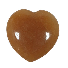 Mini Peach Aventurine Heart | Crystal Carvings | Polished Crystal Hearts