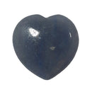 Mini Blue Quartz Heart | Crystal Carvings | Polished Crystal Hearts