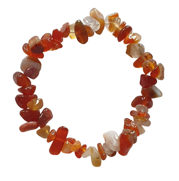Carnelian Chip Bracelet