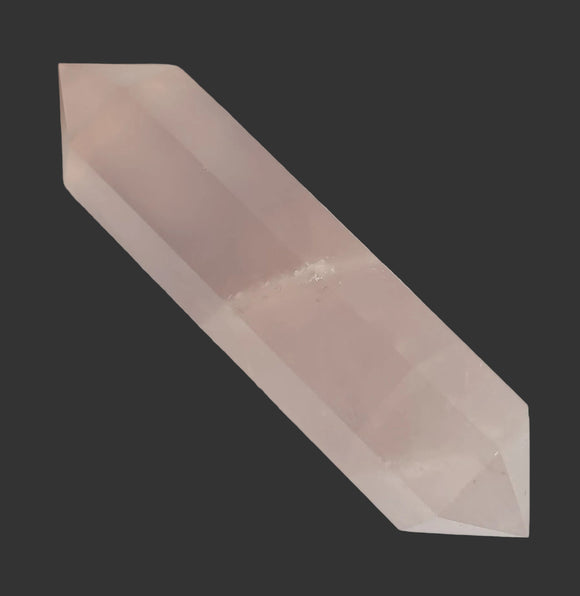 Rose Quartz Double Terminated Wand | Dowsing | Crystal Healing Wands