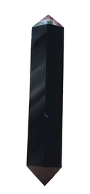 Black Obsidian Double Terminated Wand | Dowsing | Crystal Healing Wands
