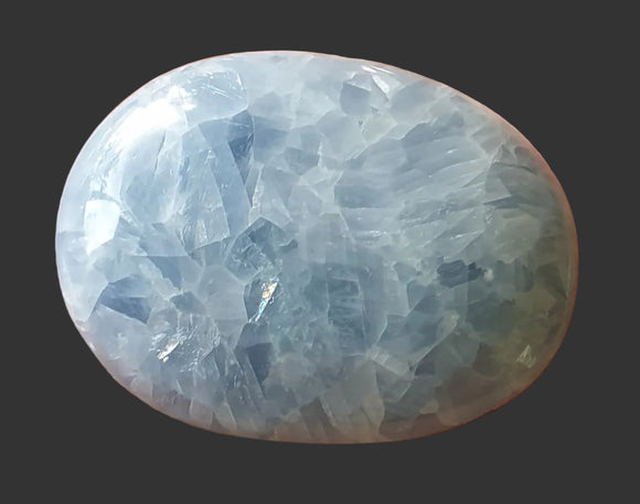 Blue Calcite Palm Stone