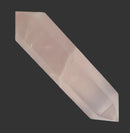 Rose Quartz Double Terminated Wand | Dowsing | Crystal Healing Wands
