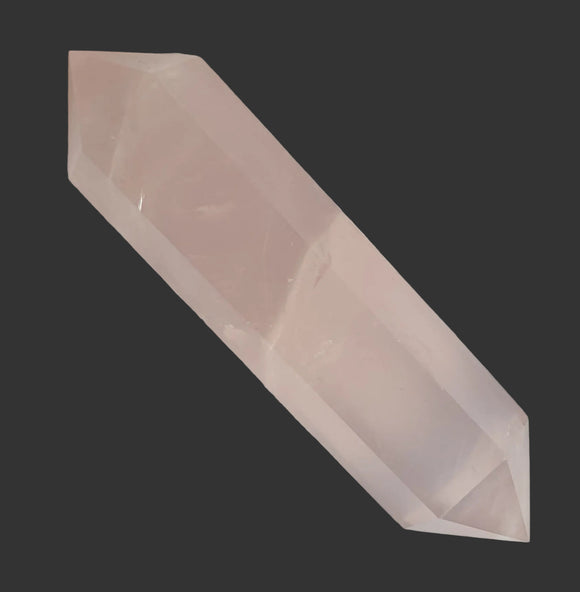 Rose Quartz Double Terminated Wand | Dowsing | Crystal Healing Wands