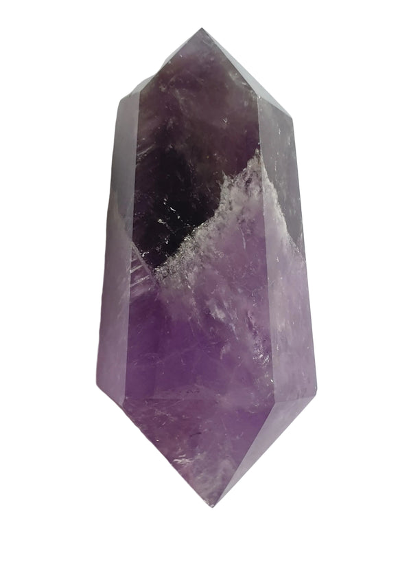 Chevron Amethyst Double Terminated Wand | Dowsing | Crystal Healing Wands