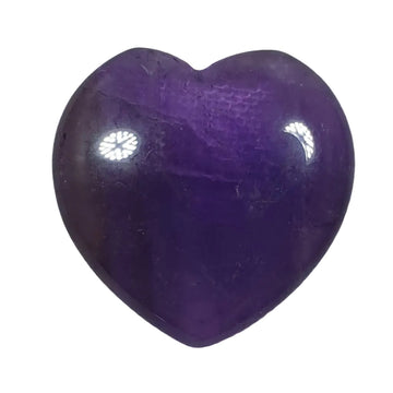 Mini Amethyst Heart | Crystal Carvings | Polished Crystal Hearts