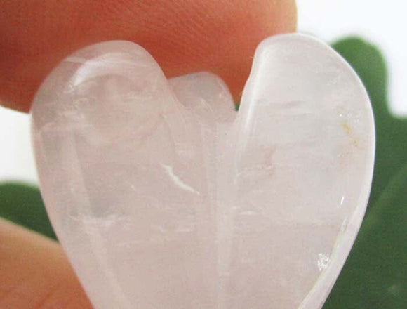 Rose Quartz Angel (Medium) | Crystal Carvings | Crystal Angels