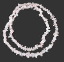 Rose Quartz Chip Necklace | Crystal Jewellery | Crystal Necklaces