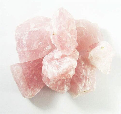 Rose Quartz Chunk x1 Natural Crystals > Raw Crystal Chunks