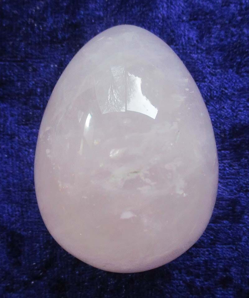 Rose Quartz Egg - Crystal Carvings > Polished Crystal Eggs