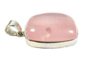 Rose Quartz Rectangular Pendant | Crystal Jewellery | Crystal Pendants