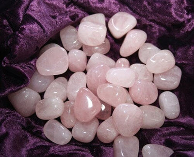 Rose Quartz Healing Crystal Tumble Chips Small (x3) | Cut & Polished Crystals | Polished Crystal Tumble Stones