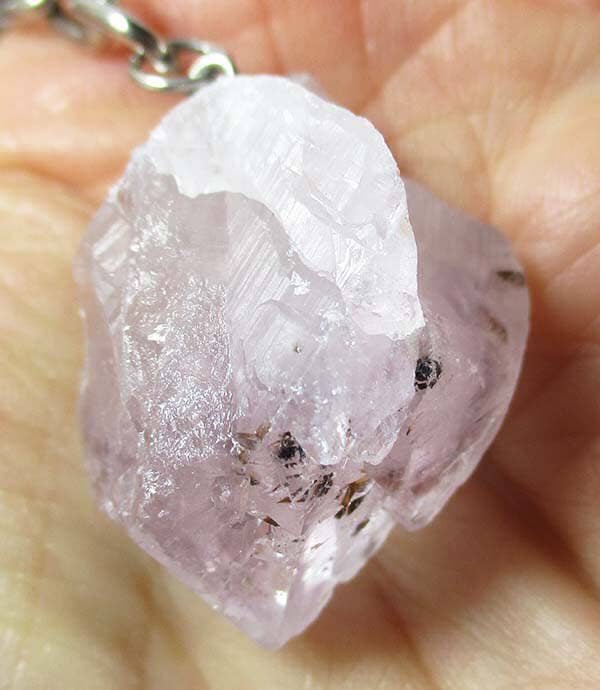 Rough Amethyst Point Keyring - Others > Keyrings & Clip-On Crystals