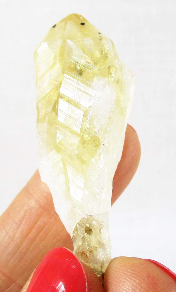 Rough Citrine Point Keyring - Others > Keyrings & Clip-On Crystals