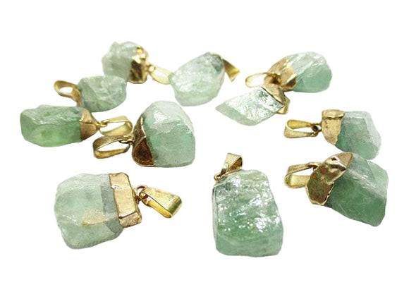 Rough Fluorite Pendant (Small) x1 | Crystal Jewellery | Crystal Pendants