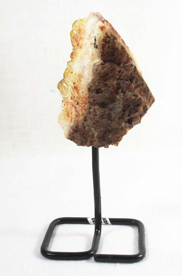 Rough Mini Citrine Cluster on Stand - 3