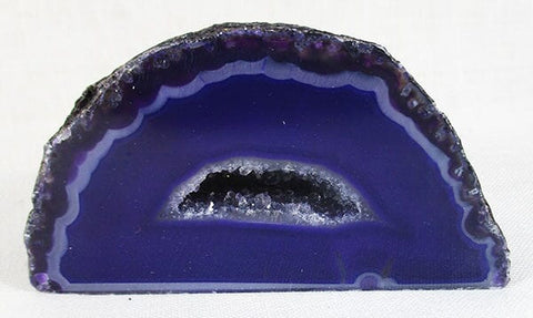Rough Purple Agate Standing Geode Natural Crystals > Crystal Geodes