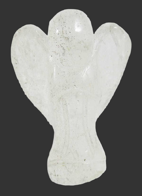 Rough Quartz Guardian Angel (Medium) | Crystal Carvings | Crystal Angels