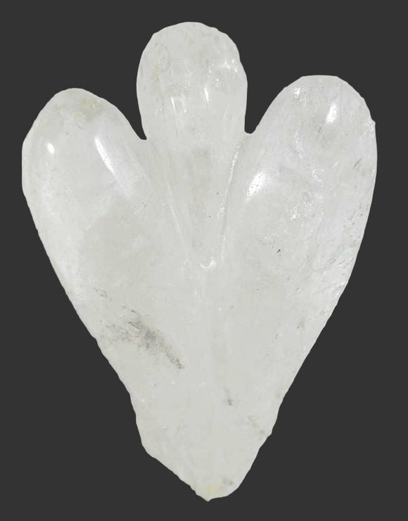 Rough Quartz Guardian Angel (Medium) | Crystal Carvings | Crystal Angels