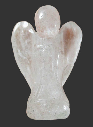Rough Quartz Guardian Angel (Medium) | Crystal Carvings | Crystal Angels