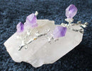 Rough Quartz Points With Amethyst Flowers | Cut & Polished Crystals | Crystal Obelisks & Natural Points