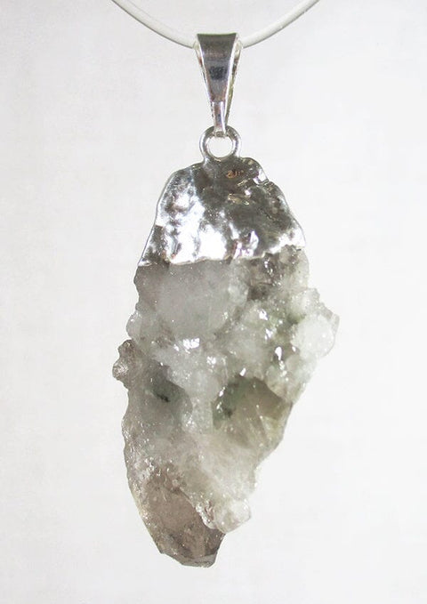 Rough Smoky Quartz Cluster Pendant (Small) Crystal Jewellery > Crystal Pendants