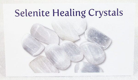 Selenite Healing Crystals Properties Card Only Others > Books & Greeting Cards