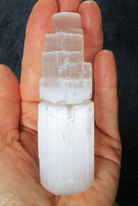 Selenite Sky Scraper (Medium) B Grade Cut & Polished Crystals > Crystal Obelisks & Natural Points