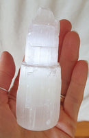 Selenite Skyscraper (Medium) x 1 | Cut & Polished Crystals | Crystal Obelisks & Natural Points