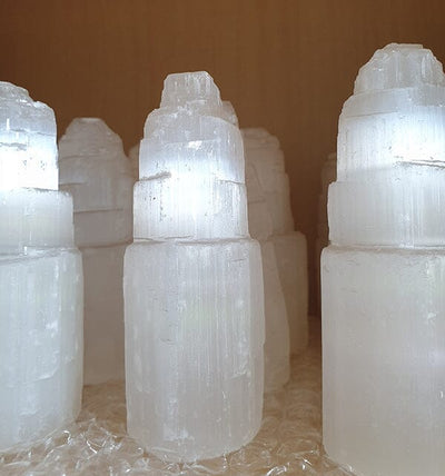 Selenite Skyscraper (Medium) x 1 | Cut & Polished Crystals | Crystal Obelisks & Natural Points
