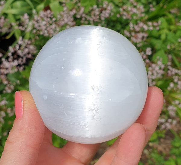 Selenite Sphere B Grade - 1