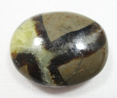 Septaria Thumb Pebble | Cut & Polished Crystals | Polished Crystal Thumb Stones