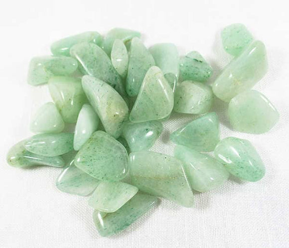 Set of 36 C Grade Aventurine Chips | Cut & Polished Crystals | Polished Crystal Tumble Stones