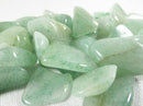 Set of 36 C Grade Aventurine Chips | Cut & Polished Crystals | Polished Crystal Tumble Stones