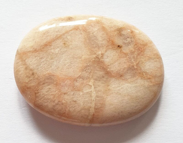 Shaded Moonstone Thumb Stone - 2