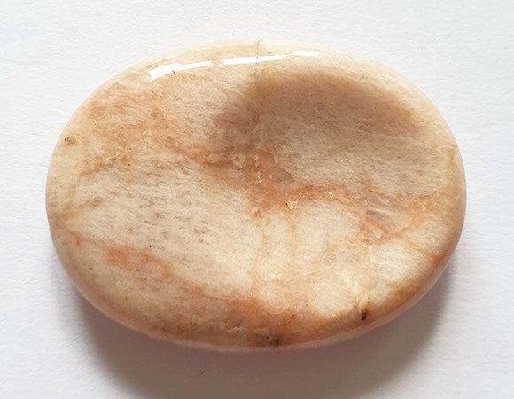Shaded Moonstone Thumb Stone | Cut & Polished Crystals | Polished Crystal Thumb Stones