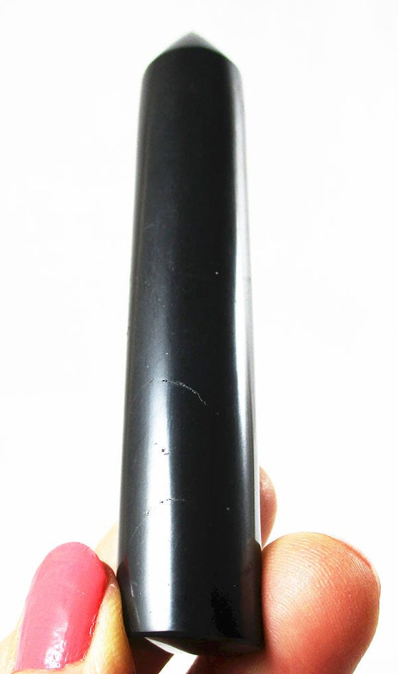 Shungite Pencil Wand | Dowsing | Crystal Healing Wands