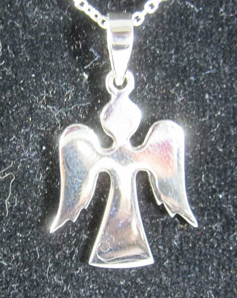 Silver Angel Pendant - Crystal Jewellery > Crystal Pendants