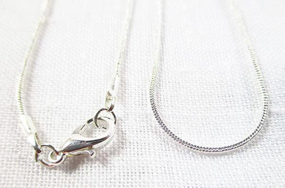 22" Silver Plated Snake Chain | Others | Chains & Neck Cords